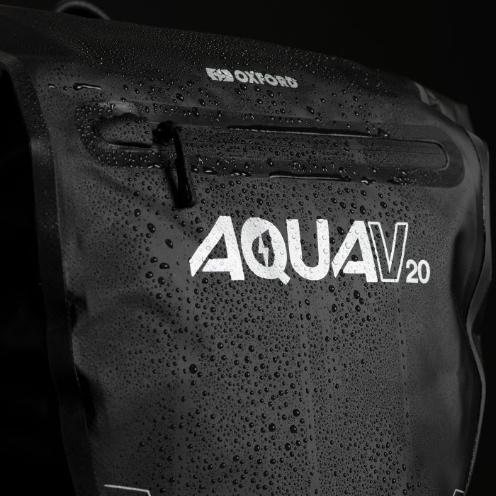 Oxford Aqua V 20 Single QR Pannier Bag Black