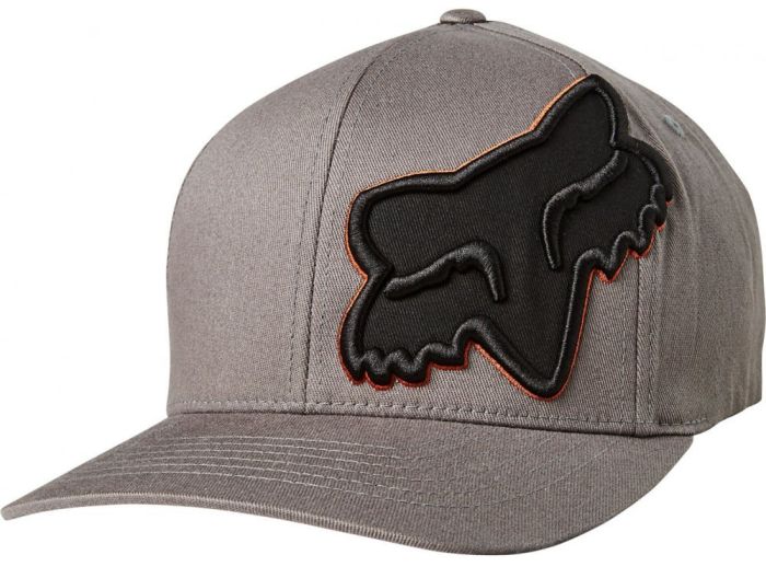 Кепка Fox Epicycle Flexfit Hat Grey/orange