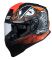 Мотошолом Origine Dinamo Fighter Fluo Red Black Matt