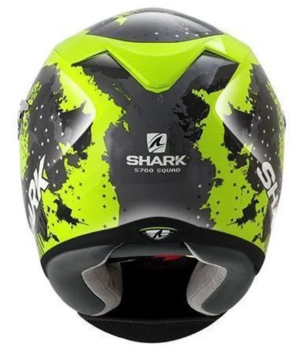 Мотошолом Shark S700 Squad Black\Fluo Yellow