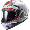 Мотошолом LS2 FF900 Valiant 2 Revo White Red Blue
