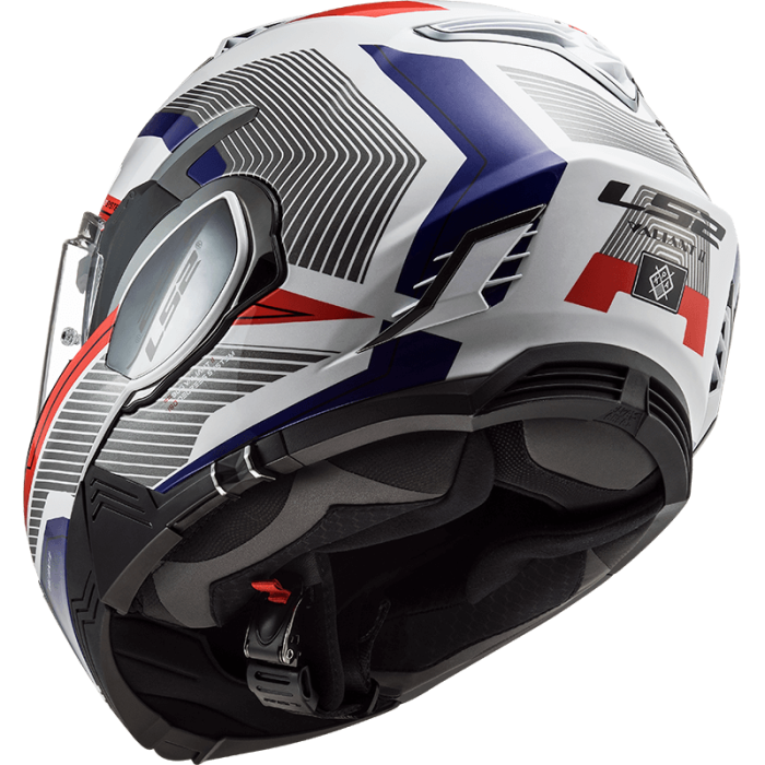 Мотошолом LS2 FF900 Valiant 2 Revo White Red Blue