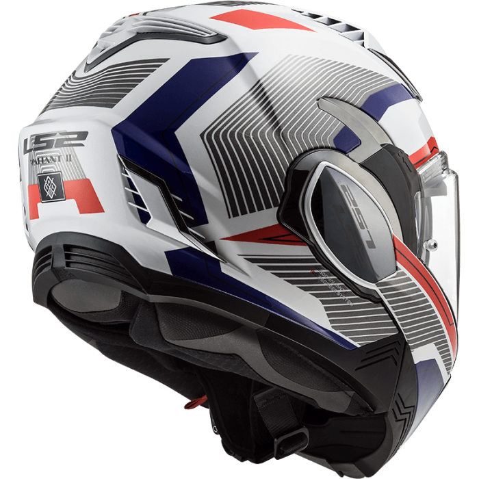 Мотошолом LS2 FF900 Valiant 2 Revo White Red Blue