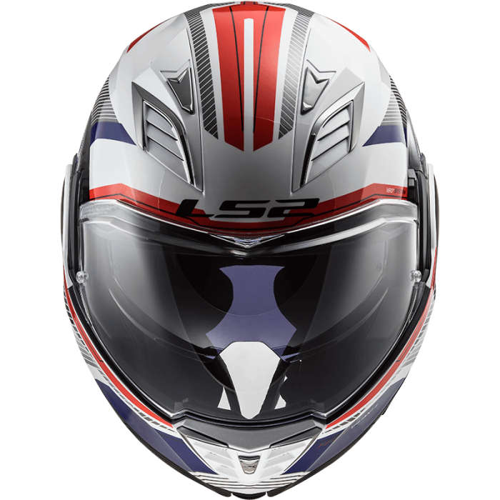 Мотошолом LS2 FF900 Valiant 2 Revo White Red Blue