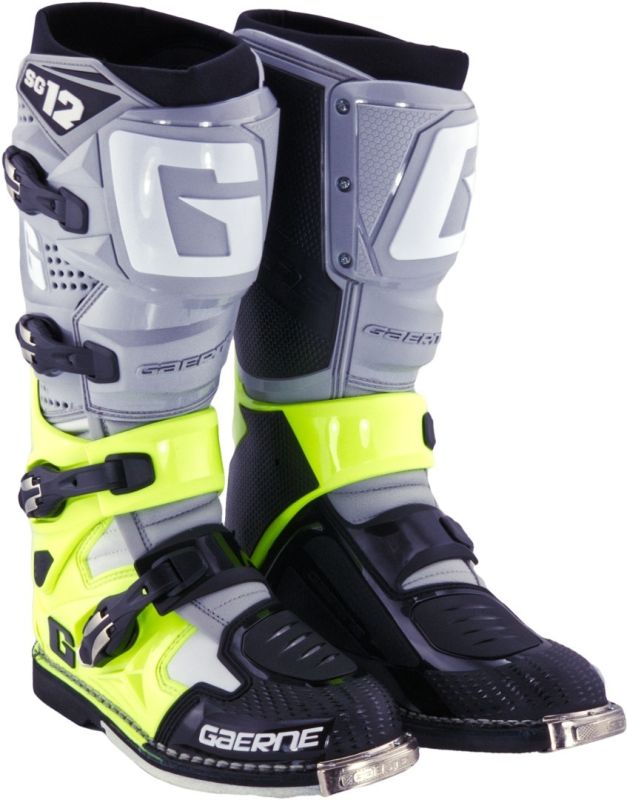 Мотовзуття Gaerne SG 12 Grey-Yellow-Black
