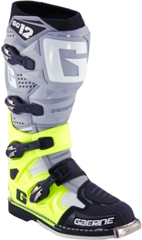 Мотовзуття Gaerne SG 12 Grey-Yellow-Black