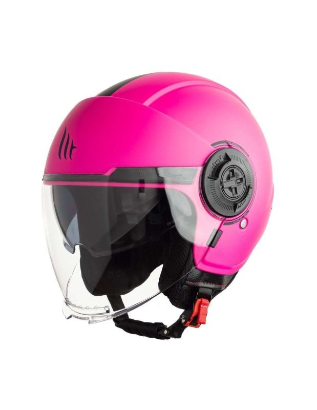 Мотошолом MT VIALE SV S Solid Gloss A8 Pink