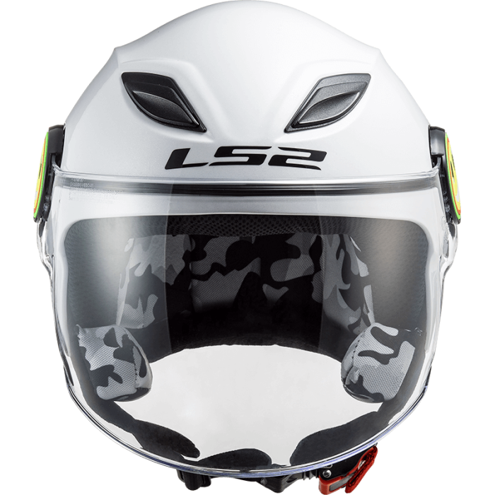 Шолом LS2 OF602 Funny Gloss White