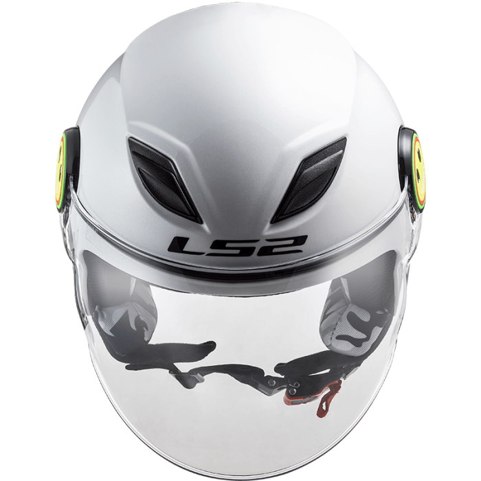 Шолом LS2 OF602 Funny Gloss White