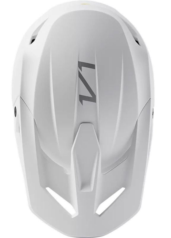 Мотошолом Fox V1 Solid Helmet Matte White