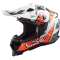 Мотошолом LS2 MX700 Subverter Evo Astro Gloss White Orange
