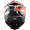 Мотошолом LS2 MX700 Subverter Evo Astro Gloss White Orange