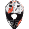 Мотошолом LS2 MX700 Subverter Evo Astro Gloss White Orange