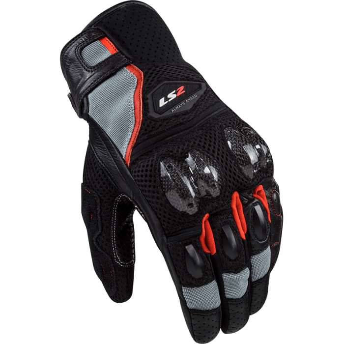 Моторукавички LS2 Spark 2 Air Man Gloves Black Grey Red