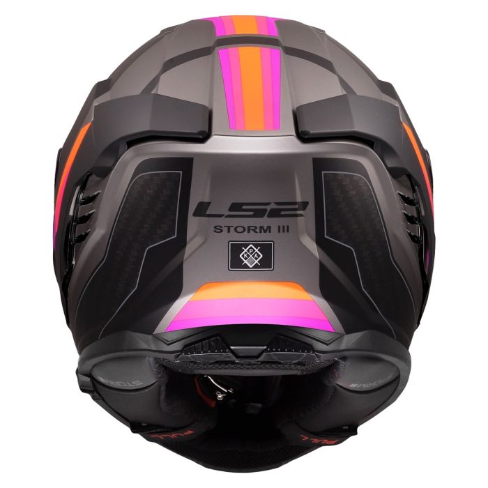 Мотошолом LS2 FF818 Storm 3 Sporty Black Purple