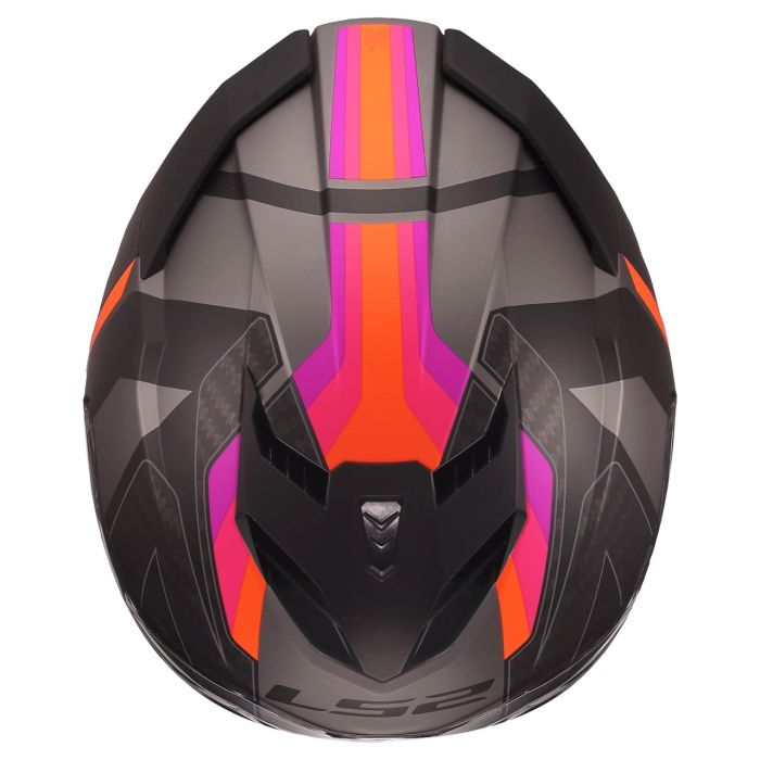 Мотошолом LS2 FF818 Storm 3 Sporty Black Purple