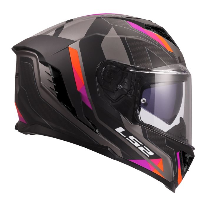 Мотошолом LS2 FF818 Storm 3 Sporty Black Purple
