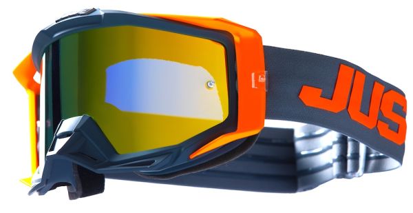 Окуляри Just1 Goggle Iris 2.0 Logo Orange - Grey Mirror Red Lens