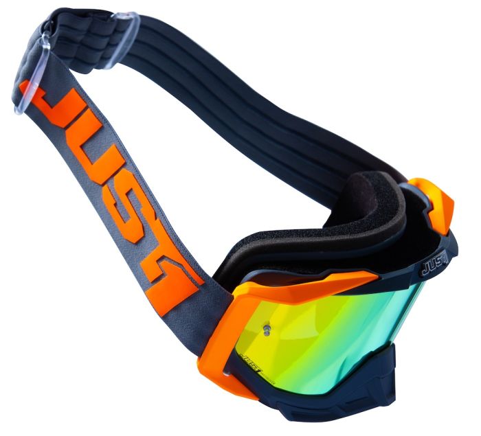 Окуляри Just1 Goggle Iris 2.0 Logo Orange - Grey Mirror Red Lens