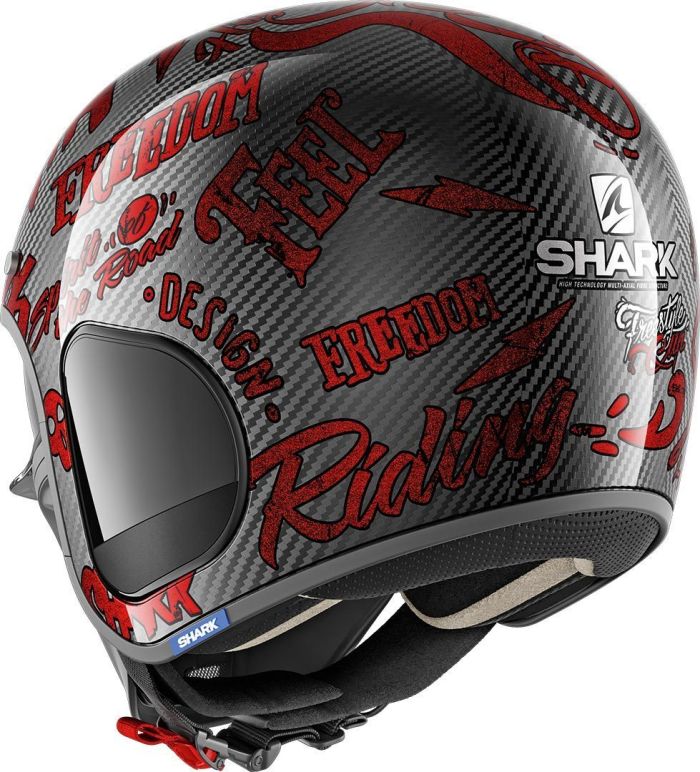 Мотошолом Shark S-Drak Carb Freestyle Cup Black\Red