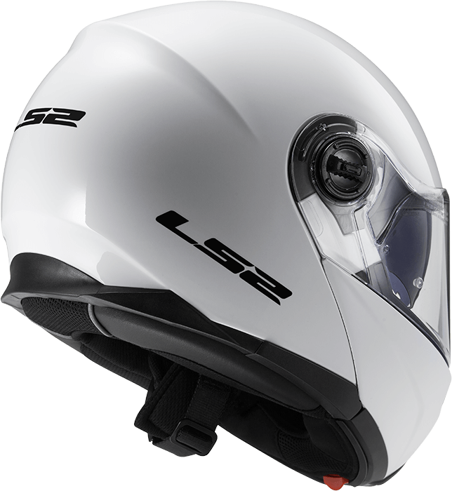 Мотошолом LS2 FF325 Strobe Gloss White