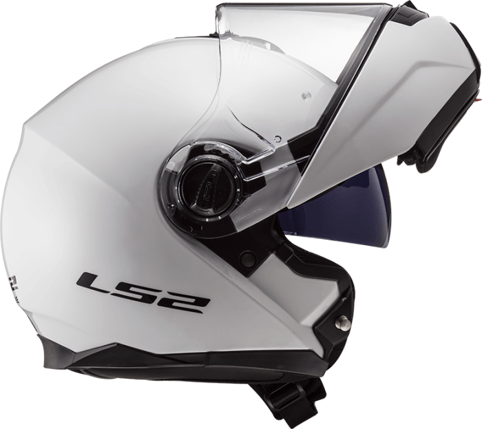 Мотошолом LS2 FF325 Strobe Gloss White