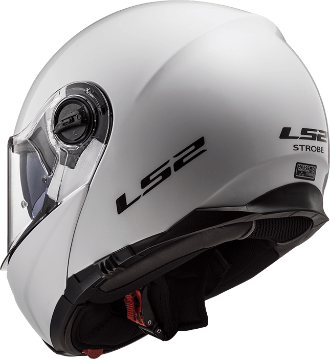 Мотошолом LS2 FF325 Strobe Gloss White