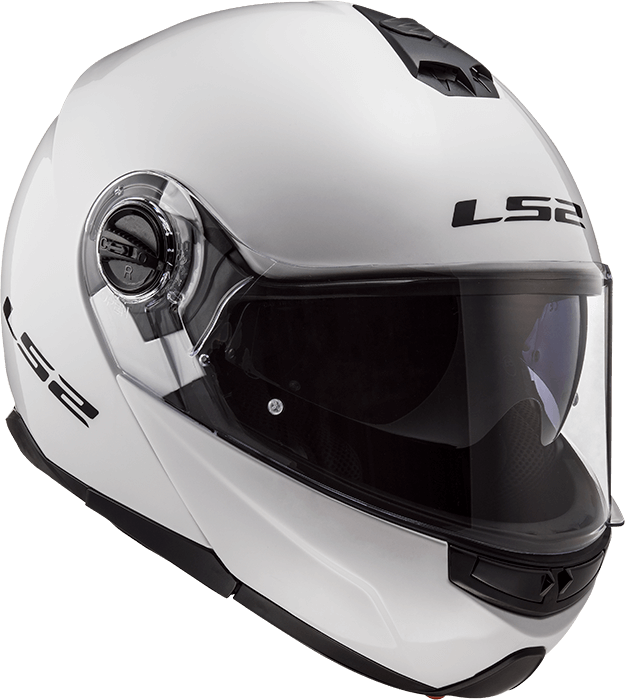 Мотошолом LS2 FF325 Strobe Gloss White