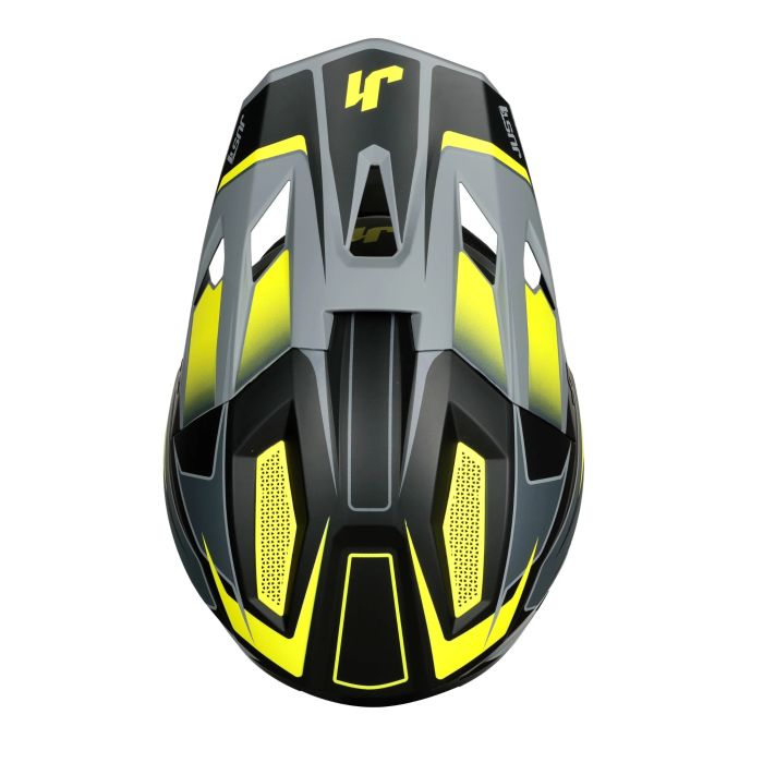 Мотошолом Just1 J40 Speed Yellow Fluo-Black