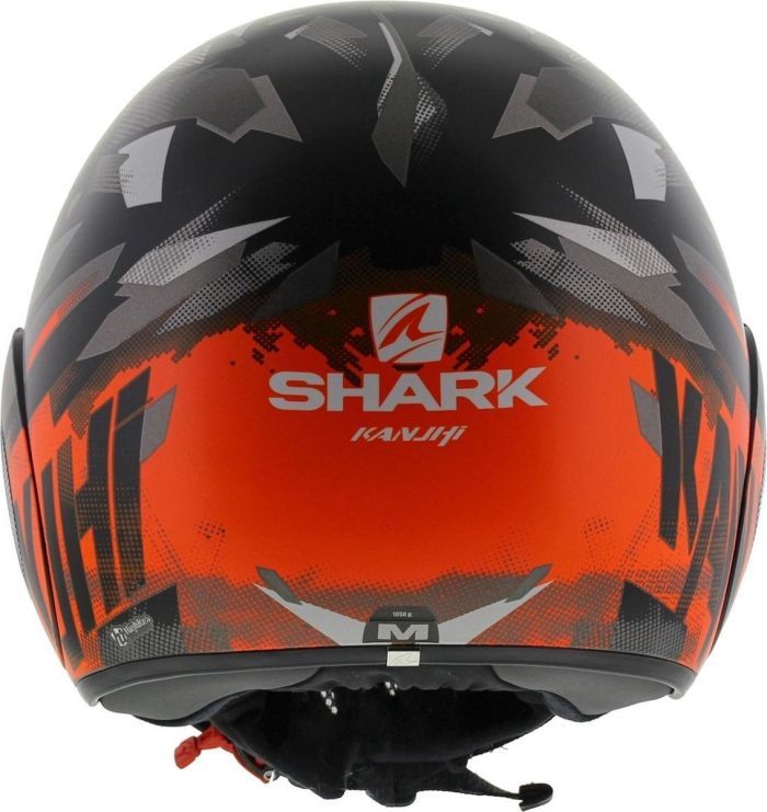 Мотошолом Shark Street Drak Kanhji Mat Black\Orange\Silver