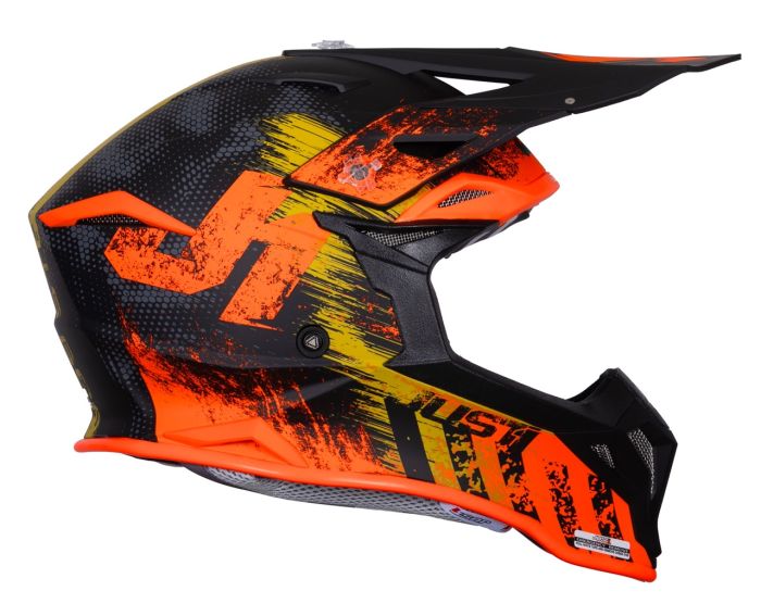 Мотошолом Just1 J39 Storm Orange Sand Black Matt