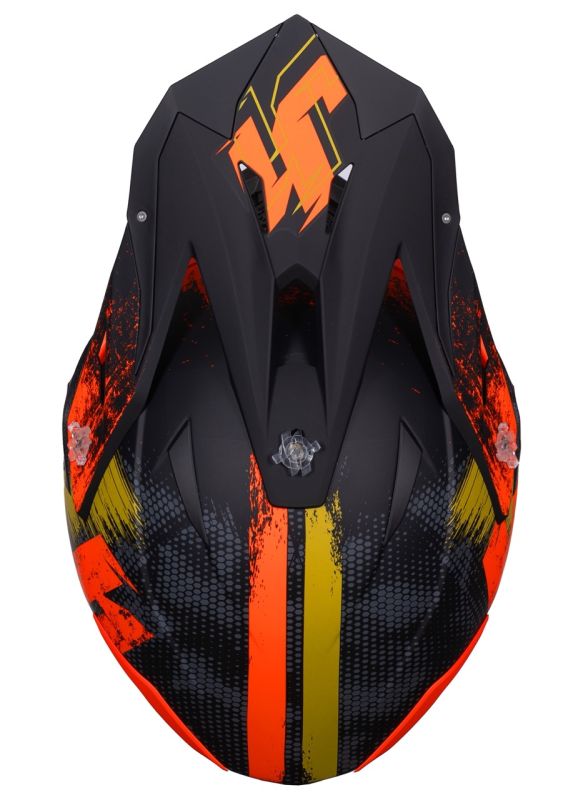 Мотошолом Just1 J39 Storm Orange Sand Black Matt