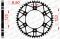 Зірка Afam Steel-slk Sprocket 520 - Honda Black
