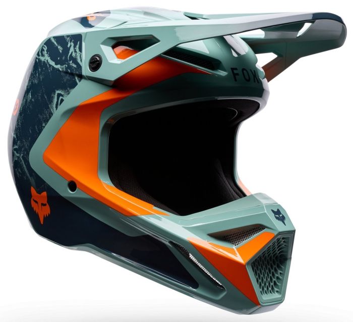 Шолом Fox V1 Helmet - Image Print Arctic