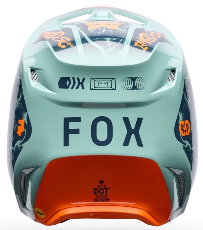 Шолом Fox V1 Helmet - Image Print Arctic