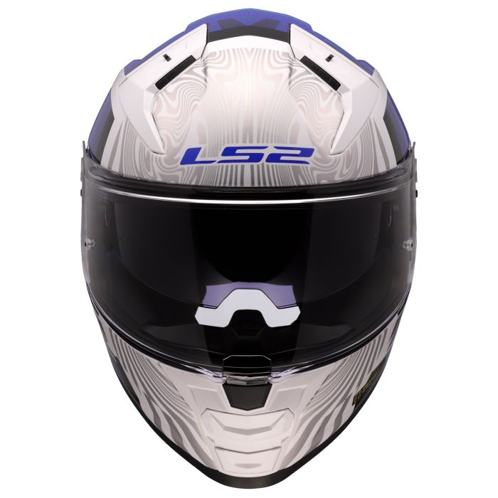 Мотошолом LS2 FF811 Vector 2 Freedom White Silver