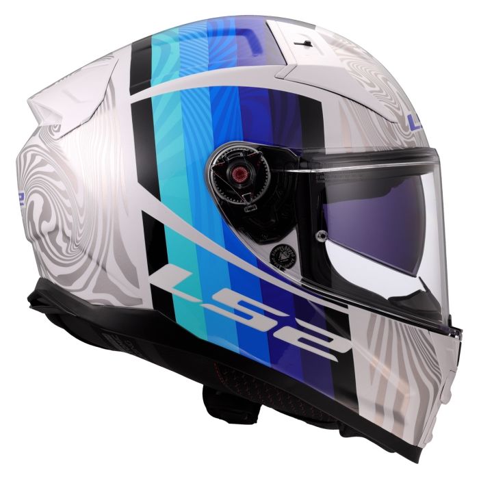 Мотошолом LS2 FF811 Vector 2 Freedom White Silver