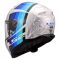 Мотошолом LS2 FF811 Vector 2 Freedom White Silver
