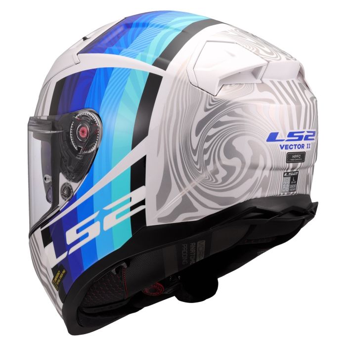 Мотошолом LS2 FF811 Vector 2 Freedom White Silver