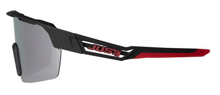 Окуляри Just1 Sniper Urban Black-red  With Dark Grey Mirror Lens