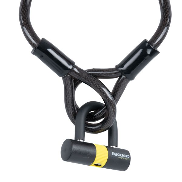 Трос Oxford Loop Lock15 Cable Lock+Mini Shackle 15mm x 2.0m