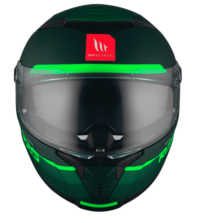 Мотошолом MT THUNDER 4 SV R25 C6 Matt Green