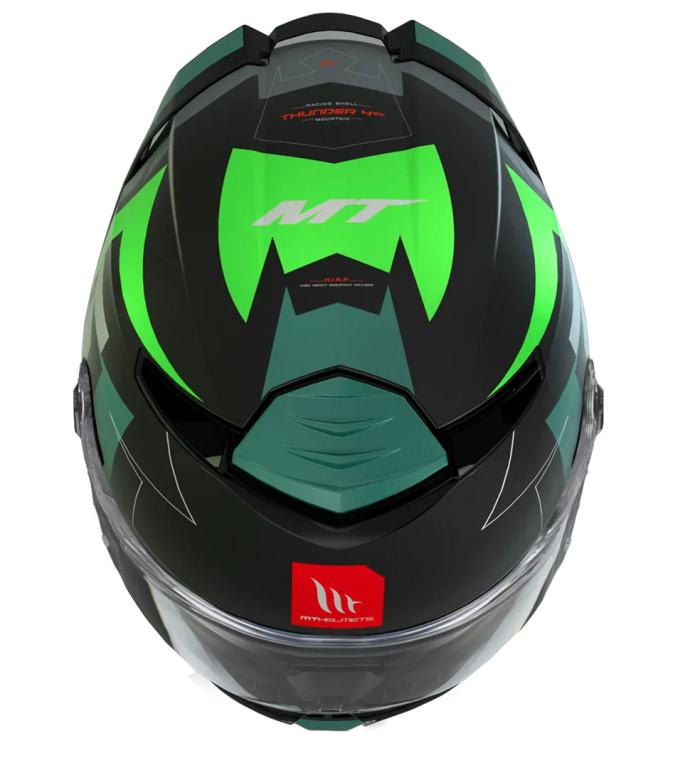 Мотошолом MT THUNDER 4 SV R25 C6 Matt Green