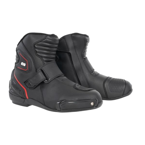 Мотоботи Oxford Omega Air Short MS Boot Blk/ Wht/ Red