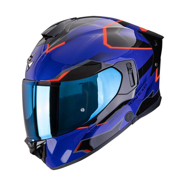 Шолом SCORPION EXO-530 AIR CLIP blue/black/red