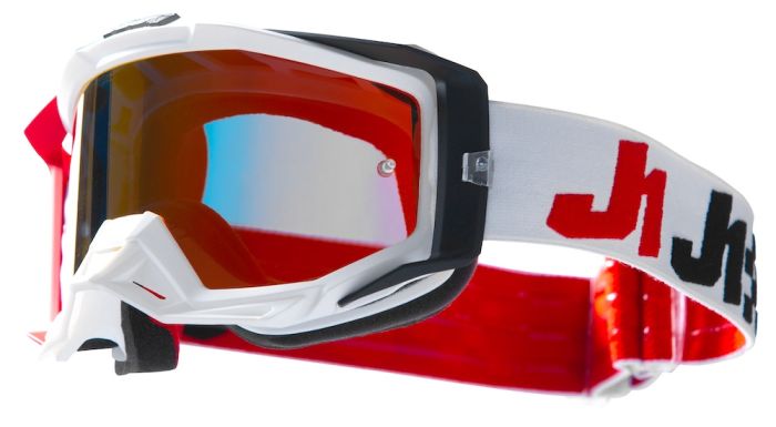 Окуляри Just1 Iris 2.0 Racer Black - Red - White Mirror Red Lens