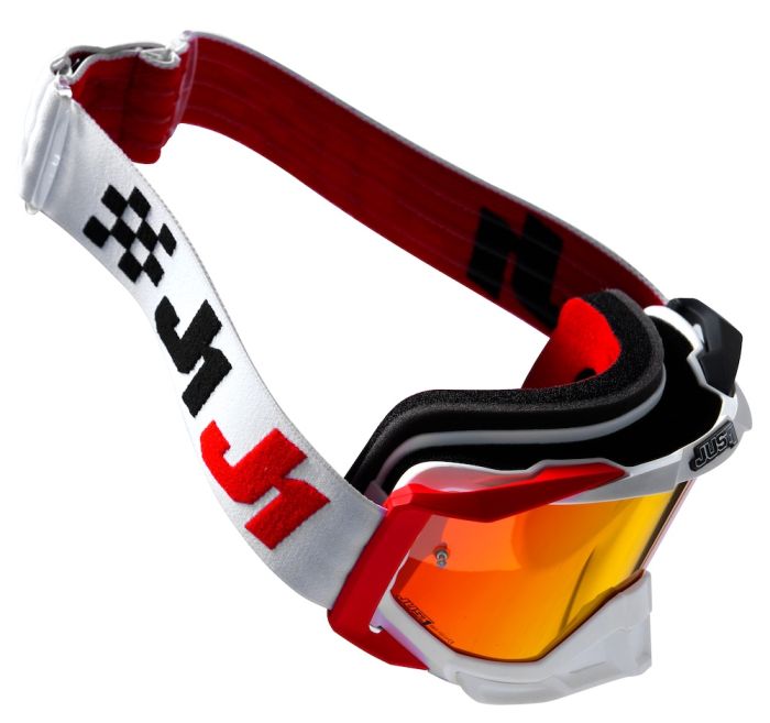 Окуляри Just1 Iris 2.0 Racer Black - Red - White Mirror Red Lens
