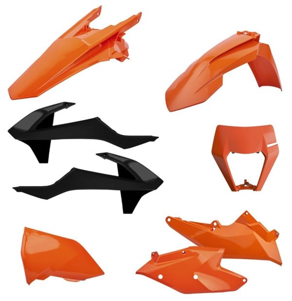 Пластик Polisport Enduro Kit - KTM (17-) Orange/black