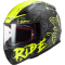 Мотошолом LS2 FF353 Rapid Naughty Matt Black Hi-Vis Yellow