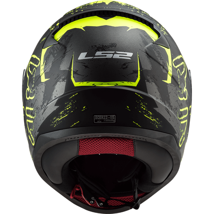 Мотошолом LS2 FF353 Rapid Naughty Matt Black Hi-Vis Yellow